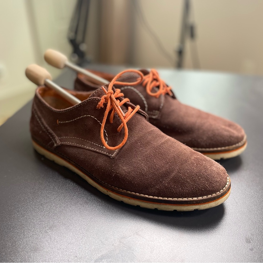 Brown Suede Ben Sherman Shoes 8